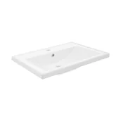 Umywalki - Defra Umywalka ceramiczna Space 80 cm - miniaturka - grafika 1
