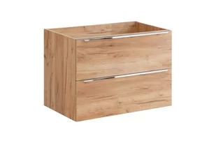 Comad Capri Oak szafka 80 cm podumywalkowa wisząca Dąb Craft Złoty CAPRIOAK821AFSC - Szafki łazienkowe - miniaturka - grafika 2