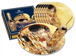 Zestaw deserowy - G. Klimt, Pocałunek - Inne naczynia kuchenne - miniaturka - grafika 1