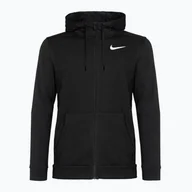Bluzy sportowe męskie - Bluza męska Nike Dri-Fit Hooded Fitness Full Zip Fleece - miniaturka - grafika 1