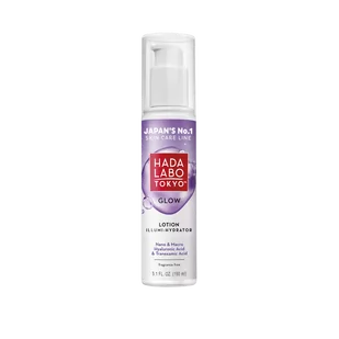 Hada Labo Tokyo Glow Lotion rozświetlający nawilżacz skóry na dzień i na noc - Serum do twarzy - miniaturka - grafika 1