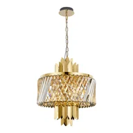 Lampy sufitowe - Żyrandol MARGOT GOLD 6xE14 - miniaturka - grafika 1