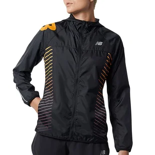 Kurtka New Balance WJ21227BM - czarna - Kurtki i kamizelki sportowe damskie - miniaturka - grafika 1