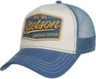 Czapki i chusty sportowe męskie - Czapka Trucker Since 1865 Vintage by Stetson, niebieski, One Size Small - miniaturka - grafika 1