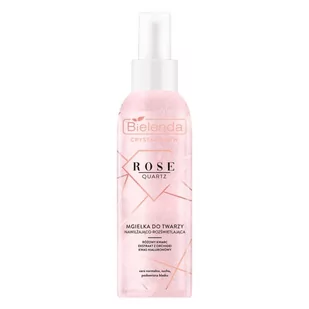 Bielenda Crystal Glow Rose Quartz Mgiełka do twarzy nawilżająco rozświetlająca 200ml - Kremy do twarzy - miniaturka - grafika 1