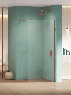 Kabina prysznicowa New Trendy Eventa 100x200 walk-in uniwersalna miedź EXK-6523 - Kabiny prysznicowe - miniaturka - grafika 1
