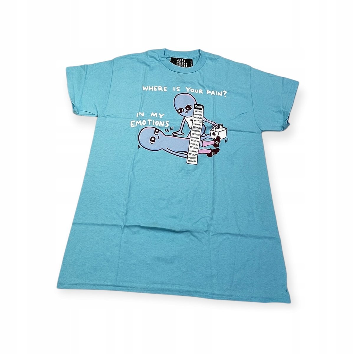 Koszulka T-shirt męski okrągły dekolt SPENCER'S strange planet L