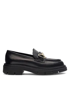 Gino Rossi Loafersy GRACE-I23-26370PE Czarny - Półbuty damskie - miniaturka - grafika 1