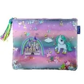 Piórniki - Saszetka na zamek Jednorożec konfetti - miniaturka - grafika 1
