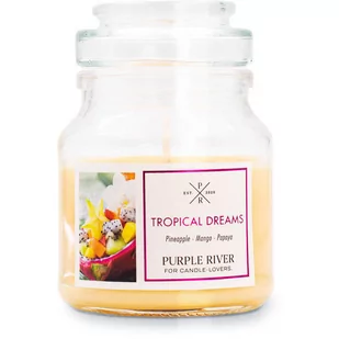 Purple River Sojowa Naturalna Świeca Zapachowa W Szkle 4 Oz 113 G - Tropical Dreams - Świece Purple River Sojowa Naturalna Świeca Zapachowa W Szkle 4 Oz 113 G - Tropical Dreams - Świece - miniaturka - grafika 1
