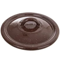 Pokrywki - Orion POKRYWA EMALIA BRĄZOWA 14CM TM2 113412 - miniaturka - grafika 1