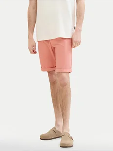 Tom Tailor Szorty materiałowe 1040227 Różowy Slim Fit - Spodenki męskie - miniaturka - grafika 1