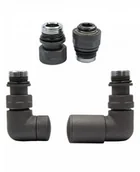 Zawory i kraniki - Zawór regulacyjny Vision grafit strukturalny prawy GZ1/2 - miniaturka - grafika 1