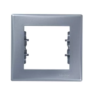 LEDart 1-krotna - Schneider Electric SEDNA SDN5800160, kolor aluminium - Klawisze i ramki - miniaturka - grafika 1