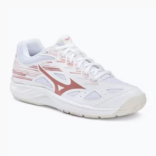 Buty do piłki ręcznej dziecięce Mizuno Stealth Star C białe X1GC2107K36 35 eu - Piłka ręczna - miniaturka - grafika 1