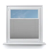 Rolety - Roleta plisowana 97 x 150 cm szara Inspire - miniaturka - grafika 1