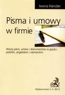 Książki do nauki języka angielskiego - Pisma i umowy w firmie - miniaturka - grafika 1