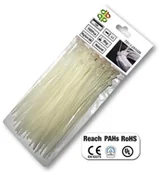 Inne mocowania - Opaska BRADAS, 7,6x250 mm, 100 sztuk - miniaturka - grafika 1