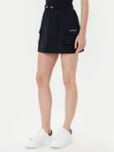 Spódnice - Guess Spódnica mini V5YD04 KCX42 Czarny Regular Fit - miniaturka - grafika 1