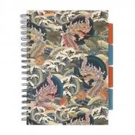 Zeszyty szkolne - Kołozeszyt Pads B5100k kratka Japonia Fale - miniaturka - grafika 1