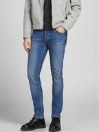 Spodnie męskie - Jack&Jones Jeansy Glenn 12184473 Niebieski Slim Fit - miniaturka - grafika 1