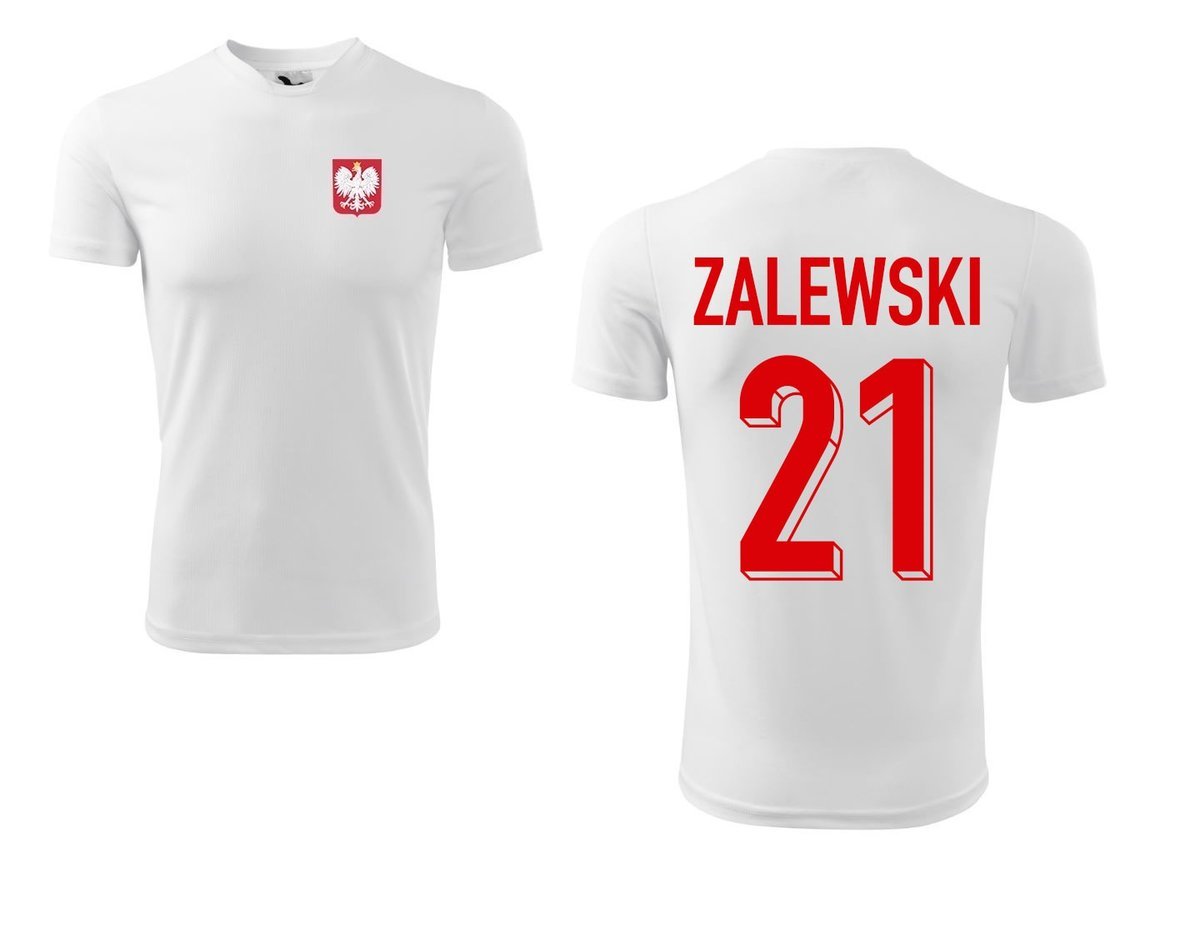 Treningowa Koszulka POLSKA ZALEWSKI 21 jr