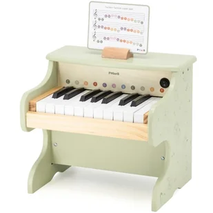 Viga Pianino Zielone Nauka Gry - Instrumenty muzyczne dla dzieci - miniaturka - grafika 1