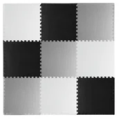 Maty piankowe - Duża mata piankowa puzzle piankowe 180x180cm 9szt Ricokids szachownica - miniaturka - grafika 1
