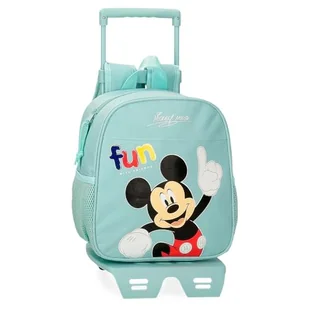 Joumma Disney Mickey Fun with Friends Plecak przedszkolny z wózkiem niebieski 23x25x10 cm poliester 5,25 l, Niebieski, Talla única, Plecak przedszkolny z wózkiem - Plecaki szkolne i tornistry - miniaturka - grafika 1