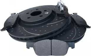 Przednie klocki + WIERCONE tarcze hamulcowe 345mm Ford Fusion Sport 2017- - Tarcze hamulcowe - miniaturka - grafika 3