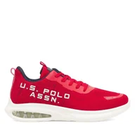 Sneakersy męskie - Sneakersy U.S. Polo Assn. ACTIVE001 Czerwony - miniaturka - grafika 1