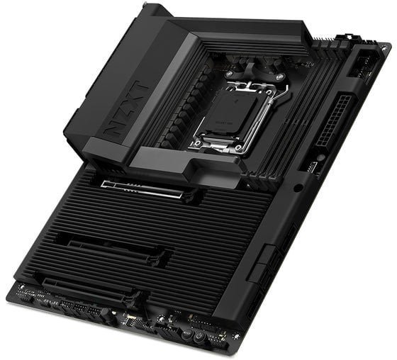 NZXT N7 B850 WiFi Black DDR5 AM5 Black Cover N7-B85XT-B1