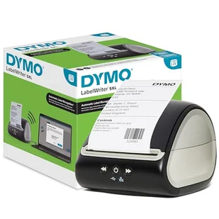DYMO Drukarka etykiet LabelWriter 5XL Automatyczne rozpoznawanie etykiet Wydruki bardzo szerokie etykiety wysyłkowe z Amazon, DHL i nie tylko Idealny do sprzedawców eCommerce UK 3-pinowa - Etykiety do drukarek - miniaturka - grafika 1
