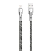Kable USB - Dudao kabel USB - Lightning 5 A 1 m szary (L3PROL gray) - miniaturka - grafika 1