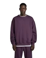 Bluzy męskie - G-STAR RAW Męska bluza Essential unisex luźna bluza, Fioletowy (Lt Maze D22995-d395-8880), S - miniaturka - grafika 1