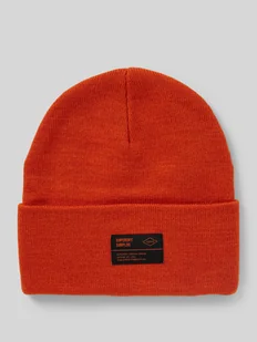 Czapka beanie z naszywką z logo model ‘WORKWEAR’ - Czapki męskie - miniaturka - grafika 1