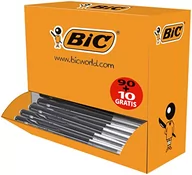 Długopisy - BIC Długopisy M10 Medium Clic Value Pack - czarne (opakowanie 100 szt.) - miniaturka - grafika 1