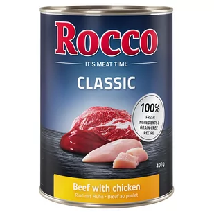 Rocco Zestaw Classic, 24 x 400g - Wołowina z kurczakiem - Mokra karma dla psów - miniaturka - grafika 2
