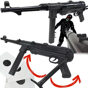 Mp-40 Schmeisser Replika Asg Pistolet Maszynowy Na Kulki 6Mm - Zabawki militarne - miniaturka - grafika 1