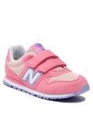 Buty dla dziewczynek - New Balance Sneakersy PV500SS1 Różowy - miniaturka - grafika 1