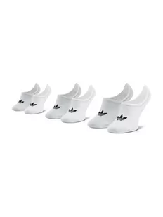 Adidas Zestaw 3 par stopek unisex No-Show Socks 3P FM0676 Biały - Skarpetki męskie - miniaturka - grafika 1
