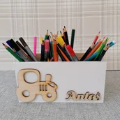 Przyborniki na biurko - Przybornik na kredki O2K07 - miniaturka - grafika 1