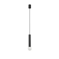 Lampy sufitowe - Nowodvorski Baton lampa wisząca 1-punktowa czarna 7852 7852n - miniaturka - grafika 1