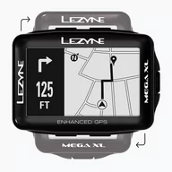 Liczniki rowerowe - LEZYNE Licznik rowerowy MEGA XL GPS HRSC Loaded (w zestawie opaska na serce + czujnik prędkości/kadencji) (NEW) LZN-1-GPS-MEGAXL-V204-HS - miniaturka - grafika 1