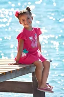 Sukienki i spódniczki dla dziewczynek - Mayoral sukienka bawełniana dziecięca kolor różowy mini rozkloszowana - miniaturka - grafika 1