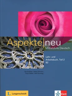 LektorKlett - Edukacja Aspekte Neu B2 Mittelstufe Deutsch Lehr- und Arbeitsbuch + CD Teil 2 - LektorKlett - Książki do nauki języka niemieckiego - miniaturka - grafika 1