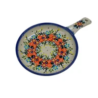 Patelnie - Ceramiczna patelnia duża Ceramika Bolesławiec - miniaturka - grafika 1