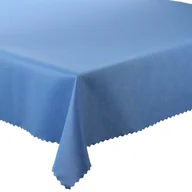 Obrusy i serwetki - Obrus Plamoodporny I Deszczyk Niebieski Jeans Okrągły-śr. 150 cm - miniaturka - grafika 1