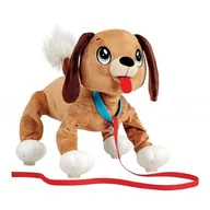 Zabawki interaktywne dla dzieci - Boogie Wesoły Burek Azor Szczeniak Chodzący Pies Rusza Się Maskotka Plusz - miniaturka - grafika 1