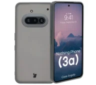 Etui i futerały do telefonów - Bizon Etui Case Angelo do Nothing Phone (3a), półprzezroczyste z szarą ramką - miniaturka - grafika 1